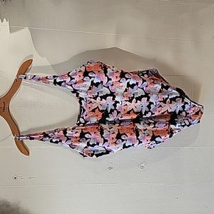 ROATAN SWIMWEAR ONE PIECE MULTI-COLORED SIZE 4X